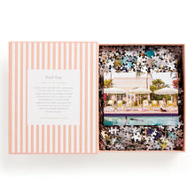 Load image into Gallery viewer, Gray Malin Pool Day Palm Beach 1000 Piece Book Box Puzzle