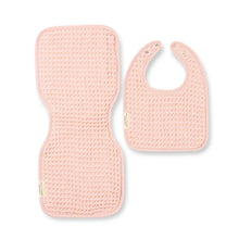 Load image into Gallery viewer, Bella Tunno Reversible Burb + Bib Set, Blush