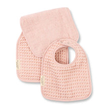 Load image into Gallery viewer, Bella Tunno Reversible Burb + Bib Set, Blush