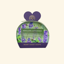 Load image into Gallery viewer, Heritage English Lavender Heart Guest Soaps