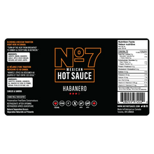 Load image into Gallery viewer, Habanero No 7 Hot Sauce