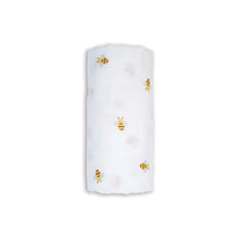 Load image into Gallery viewer, Bee Muslin Swaddle