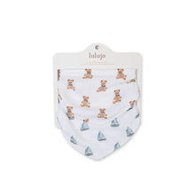 Load image into Gallery viewer, Vintage Bears & Sailboats - Bandana Bibs