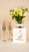 Load image into Gallery viewer, Floral Wedding Cake Quilling Card