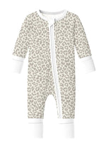 Load image into Gallery viewer, Apricot Leopard Baby Romper