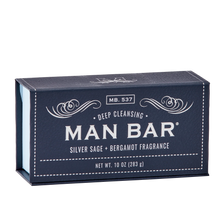 Load image into Gallery viewer, MAN BAR® - Deep Cleansing Silver Sage & Bergamot