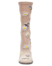 Load image into Gallery viewer, Daisy Bees Ladies Bamboo Socks