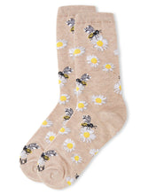 Load image into Gallery viewer, Daisy Bees Ladies Bamboo Socks