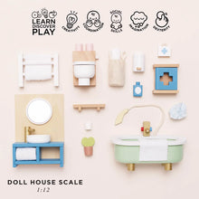 Load image into Gallery viewer, Le Toy Van: Wooden Dolls House Bathroom Furniture