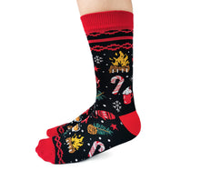 Load image into Gallery viewer, Merry + Bright Ladies Socks