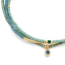 Load image into Gallery viewer, Miyuki Bracelet Trio - Turquoise/Gold