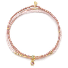 Load image into Gallery viewer, Miyuki Bracelet Trio, Blush + Gold