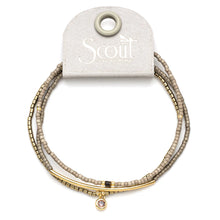 Load image into Gallery viewer, Miyuki Bracelet Trio - Pewter/Gold