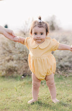 Load image into Gallery viewer, Peter Pan Collar Linen Romper