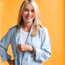 Load image into Gallery viewer, Morse Code Bracelet | SISTER, Lapis & Howlite