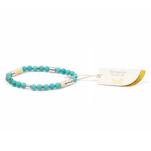 Load image into Gallery viewer, Intermix Stone Stacking Bracelet - Turquoise

