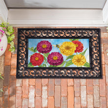 Load image into Gallery viewer, Multicolor Zinnias & Bees Sassafras Insert