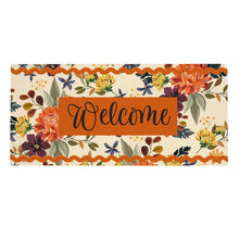Load image into Gallery viewer, Fall Floral Welcome Sassafras Insert