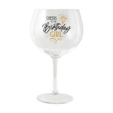 Load image into Gallery viewer, Birthday Girl Wine Glass
