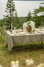 Load image into Gallery viewer, Sea Stripe Block Print Tablecloth