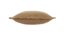 Load image into Gallery viewer, Fringed Boucle Pillow, Terracotta, 20x20"