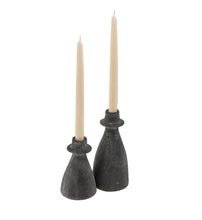 Load image into Gallery viewer, Arta Terracotta Black Candle Holder