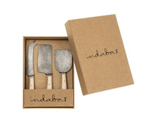 Load image into Gallery viewer, Hand Forged Cheese Knives Set 3