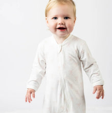 Load image into Gallery viewer, Lulujo Bows Bamboo Footed Sleeper