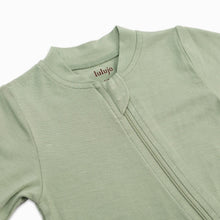 Load image into Gallery viewer, Lulujo Sage Footed Bamboo Sleeper
