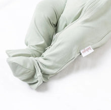 Load image into Gallery viewer, Lulujo Sage Footed Bamboo Sleeper