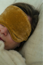 Load image into Gallery viewer, Velvet Eye Mask, Camel