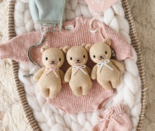 Load image into Gallery viewer, Cuddle + Kind Baby Honey Bear (Robin's Egg Blue)
