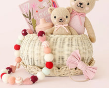 Load image into Gallery viewer, Cuddle + Kind Baby Honey Bear, Blush Bow
