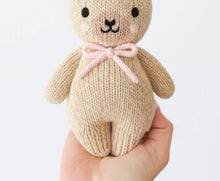 Load image into Gallery viewer, Cuddle + Kind Baby Honey Bear, Blush Bow