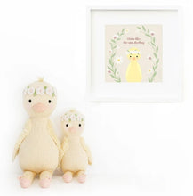 Load image into Gallery viewer, Cuddle + Kind Flora the Ducking, (Mauve), Little 13"