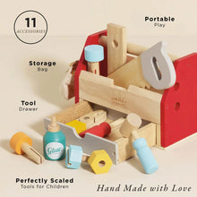 Load image into Gallery viewer, Le Toy Van Wooden Toolbox