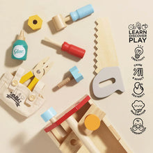 Load image into Gallery viewer, Le Toy Van Wooden Toolbox