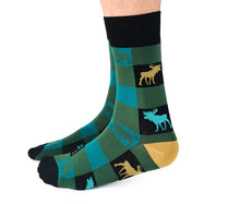 Load image into Gallery viewer, Boreal Moose Men's Socks