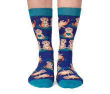 Load image into Gallery viewer, Otterly Adorable Ladies Socks