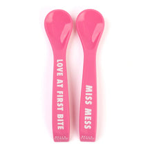 Load image into Gallery viewer, Bella Tunno Love First Bite Miss Mess Spoon Set