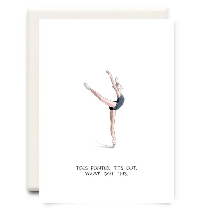 Tits Out Encouragement Card