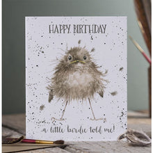 Load image into Gallery viewer, Little Wren Happy Birthday Card