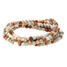 Load image into Gallery viewer, Stone Wrap, Aqua Terra & Gold