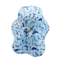 Load image into Gallery viewer, Dolphin Sun Hat with Neck Cape