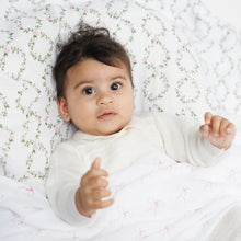 Load image into Gallery viewer, Bows & Rose Trellis - Cotton Swaddle 2 Pack