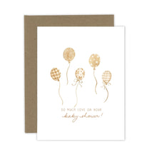Load image into Gallery viewer, Baby Shower Balloons Card