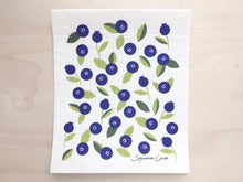 Load image into Gallery viewer, Blueberry Swedish Dishcloth