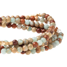 Load image into Gallery viewer, Stone Wrap, Aqua Terra & Gold