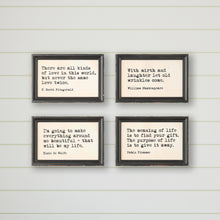 Load image into Gallery viewer, Wood Framed Wall Decor