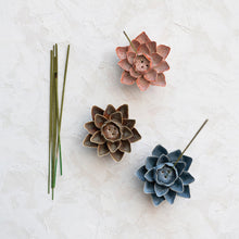 Load image into Gallery viewer, Floral Incense Holder